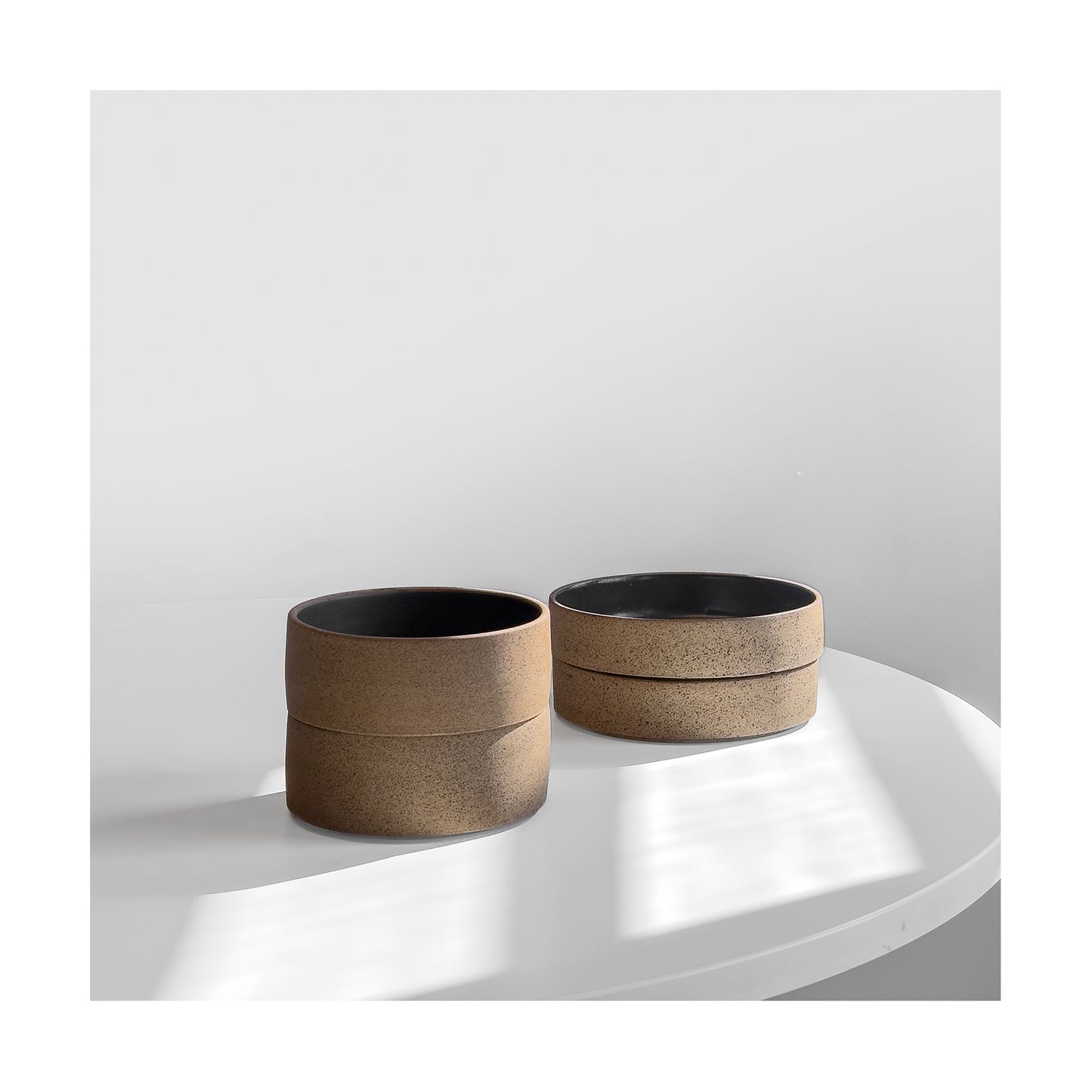 conjunto 2x bowls e 2x pratos fundos